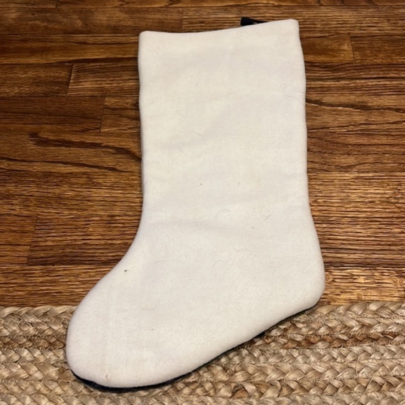 VINTAGE FELT SNOWMAN STOCKING - Picture 5 of 8